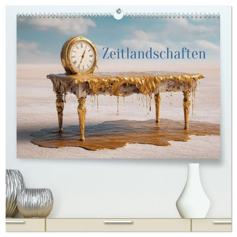 Zeitlandschaften (hochwertiger Premium Wandkalender 2027 DIN A2 quer), Kunstdruck in Hochglanz