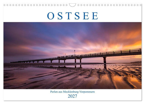 Ostsee - Perlen aus Mecklenburg-Vorpommern (Wandkalender 2027 DIN A3 quer), CALVENDO Monatskalender