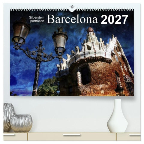 Barcelona (hochwertiger Premium Wandkalender 2027 DIN A2 quer), Kunstdruck in Hochglanz