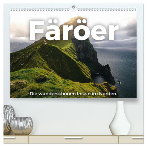 Färöer - Die wunderschönen Inseln im Norden. (hochwertiger Premium Wandkalender 2027 DIN A2 quer), Kunstdruck in Hochglanz