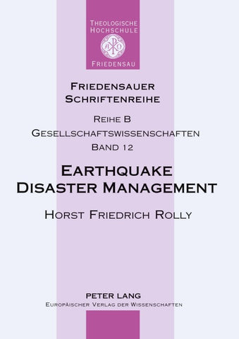 Earthquake Disaster Management