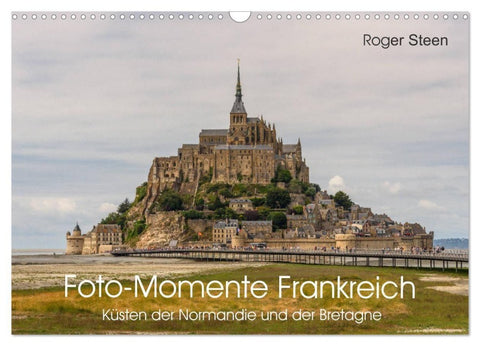 Küsten der Normandie und der Bretagne (Wandkalender 2027 DIN A3 quer), CALVENDO Monatskalender
