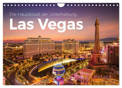 Las Vegas - Die Hauptstadt der Unterhaltung. (Wandkalender 2027 DIN A4 quer), CALVENDO Monatskalender