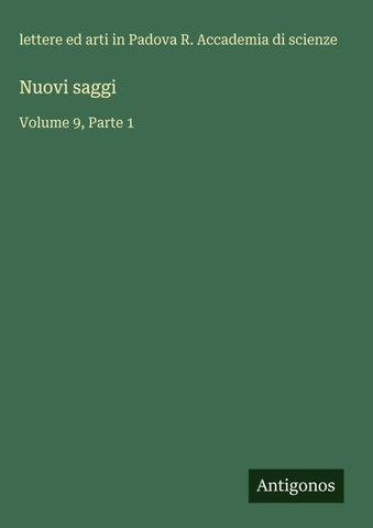 Nuovi saggi