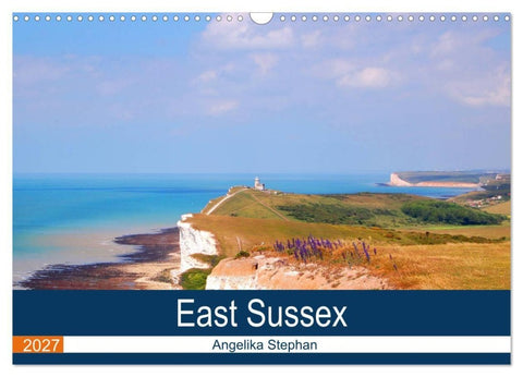 East Sussex (Wandkalender 2027 DIN A3 quer), CALVENDO Monatskalender
