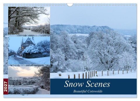 Snow Scenes (Wall Calendar 2027 DIN A3 landscape), CALVENDO 12 Month Wall Calendar
