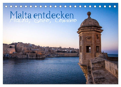 Malta entdecken Malta, Gozo, Comino (Tischkalender 2027 DIN A5 quer), CALVENDO Monatskalender