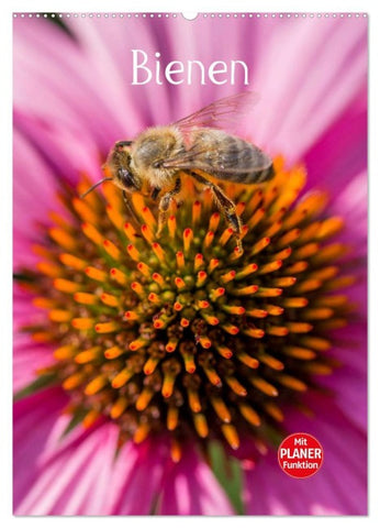 Bienenplaner (Wandkalender 2026 DIN A2 hoch), CALVENDO Monatskalender