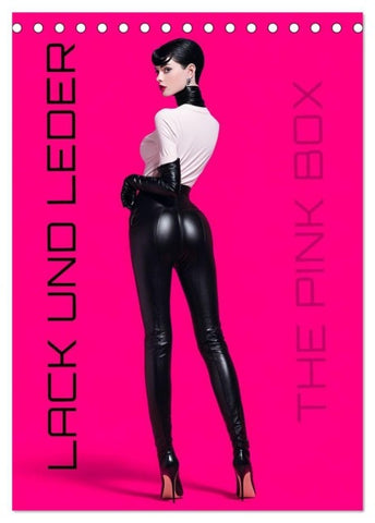 Lack und Leder - The Pink Box (Tischkalender 2027 DIN A5 hoch), CALVENDO Monatskalender