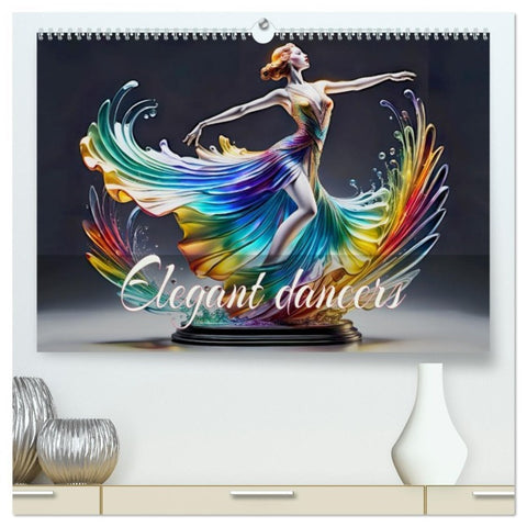 Elegant dancers (High Quality Premium Wall Calendar 2026 DIN A2 landscape),CALVENDO 12 Month Wall Calendar