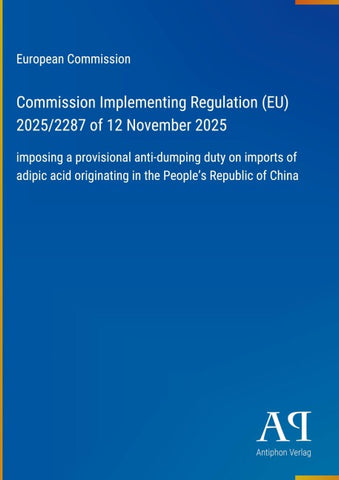 Commission Implementing Regulation (EU) 2025/2287 of 12 November 2025