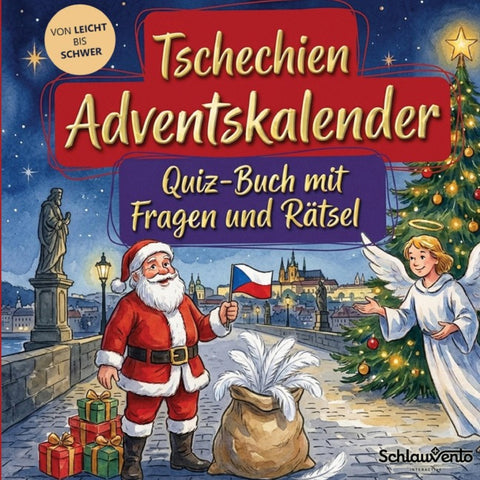 Tschechien-Adventskalender: Quiz-Buch mit Fragen und Rätsel