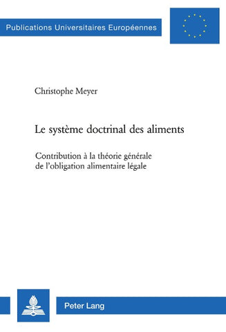 Le système doctrinal des aliments