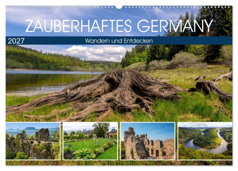 Zauberhaftes Germany (Wandkalender 2027 DIN A2 quer), CALVENDO Monatskalender