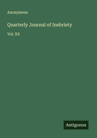 Quarterly Journal of Inebriety