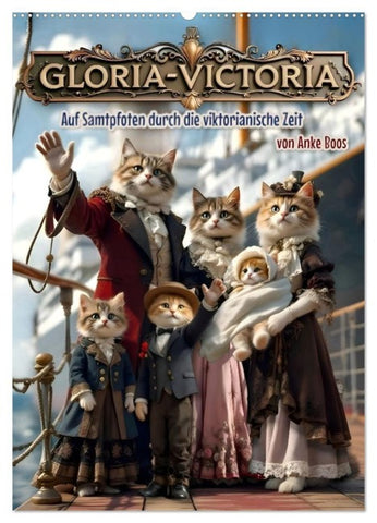 Gloria Victoria (Wandkalender 2026 DIN A2 hoch), CALVENDO Monatskalender