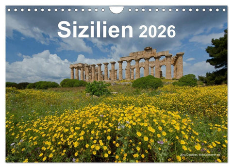 Sizilien 2026 (Wandkalender 2026 DIN A4 quer), CALVENDO Monatskalender