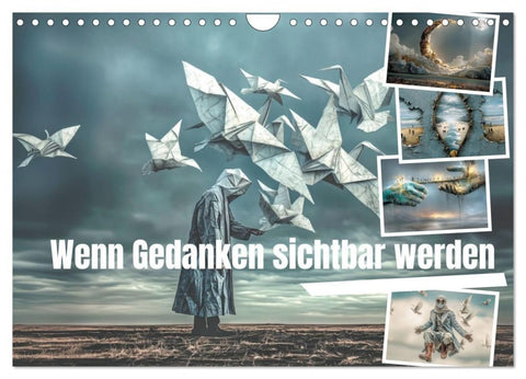 Wenn Gedanken sichtbar werden (Wandkalender 2027 DIN A4 quer), CALVENDO Monatskalender