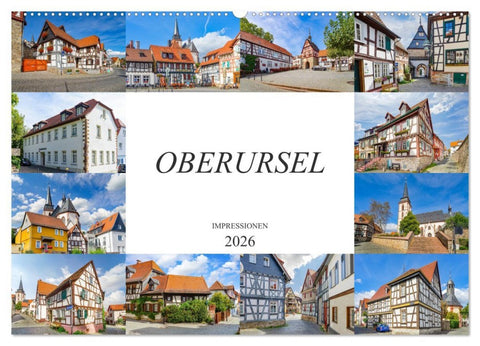 Oberursel Impressionen (Wandkalender 2026 DIN A2 quer), CALVENDO Monatskalender