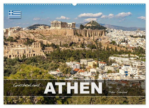 Griechenland - Athen (Wandkalender 2027 DIN A2 quer), CALVENDO Monatskalender
