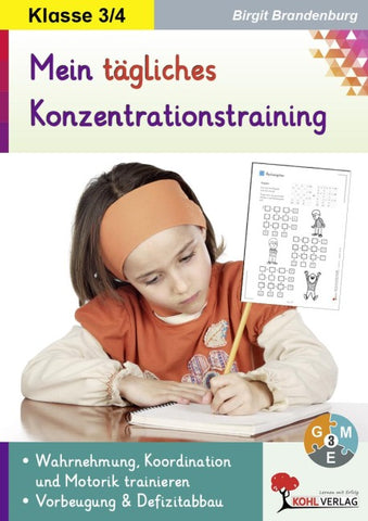 Mein tägliches Konzentrationstraining / Klasse 3-4