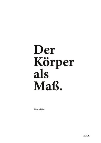 Der Körper als Maß