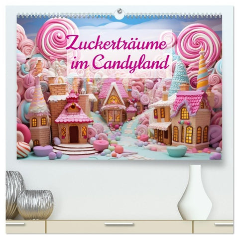 Zuckerträume im Candyland (hochwertiger Premium Wandkalender 2027 DIN A2 quer), Kunstdruck in Hochglanz