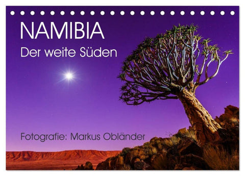Namibia - Der weite Süden (Tischkalender 2027 DIN A5 quer), CALVENDO Monatskalender