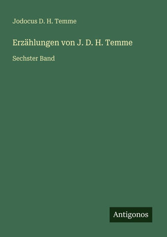 Erzählungen von J. D. H. Temme