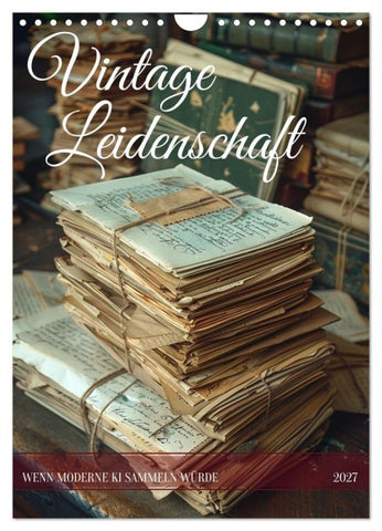 Vintage Leidenschaft (Wandkalender 2027 DIN A4 hoch), CALVENDO Monatskalender