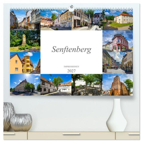 Senftenberg Impressionen (hochwertiger Premium Wandkalender 2027 DIN A2 quer), Kunstdruck in Hochglanz