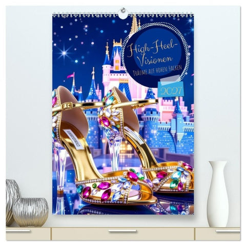 High-Heel-Visionen (hochwertiger Premium Wandkalender 2027 DIN A2 hoch), Kunstdruck in Hochglanz