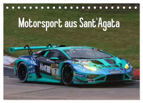 Motorsport aus Sant’Agata (Tischkalender 2027 DIN A5 quer), CALVENDO Monatskalender