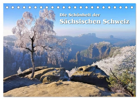 Die Schönheit der Sächsischen Schweiz (Tischkalender 2026 DIN A5 quer), CALVENDO Monatskalender
