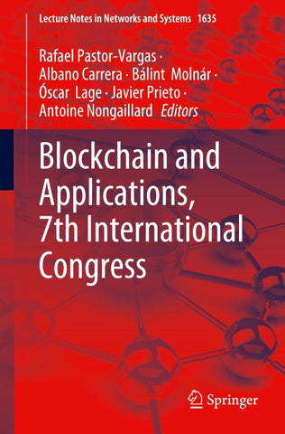 Blockchain and Applications, 7th International Congress