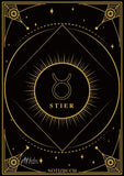 Edles Notizbuch Sternzeichen Stier | Designed by Alfred Herler