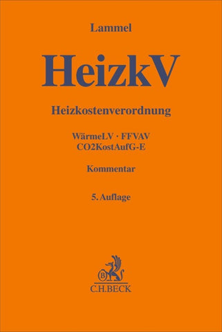 Heizkostenverordnung. HeizkV