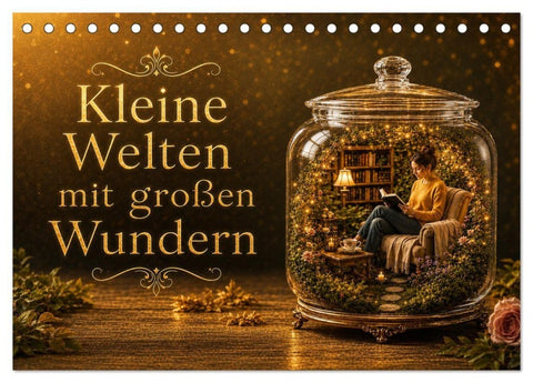 Kleine Welten mit großen Wundern (Tischkalender 2027 DIN A5 quer), CALVENDO Monatskalender