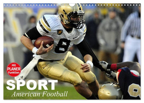 Sport. American Football (Wandkalender 2026 DIN A3 quer), CALVENDO Monatskalender