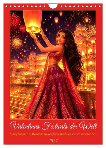 Valentinas Festivals der Welt (Wandkalender 2027 DIN A4 hoch), CALVENDO Monatskalender