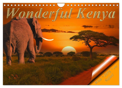 Wonderful Kenya (Wall Calendar 2027 DIN A4 landscape), CALVENDO 12 Month Wall Calendar