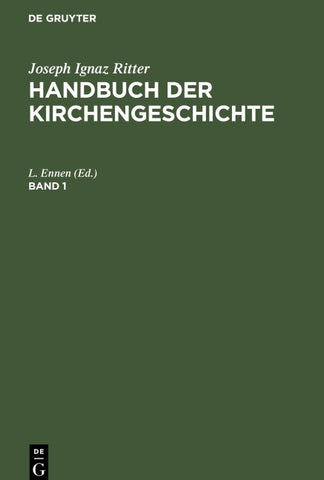 Handbuch der Kirchengeschichte. Band 1