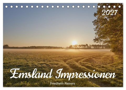 Emsland Impressionen (Tischkalender 2027 DIN A5 quer), CALVENDO Monatskalender