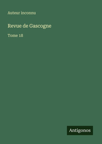 Revue de Gascogne