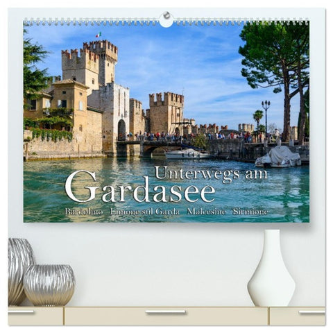 Unterwegs am Gardasee (hochwertiger Premium Wandkalender 2027 DIN A2 quer), Kunstdruck in Hochglanz