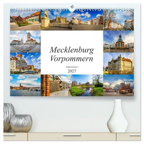 Mecklenburg Vorpommern Impressionen (hochwertiger Premium Wandkalender 2027 DIN A2 quer), Kunstdruck in Hochglanz