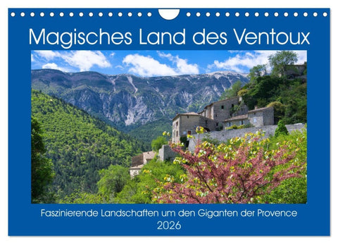 Magisches Land des Ventoux (Wandkalender 2026 DIN A4 quer), CALVENDO Monatskalender