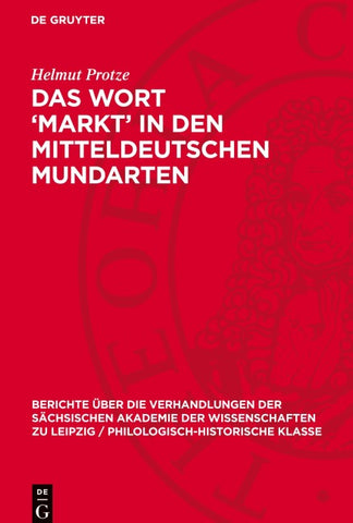 Das Wort ‘Markt’ in den mitteldeutschen Mundarten