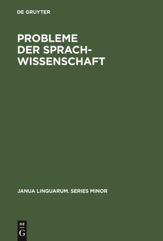 Probleme der Sprachwissenschaft