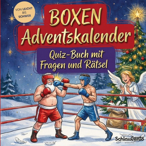 Boxen-Adventskalender: Quiz-Buch mit Fragen und Rätsel